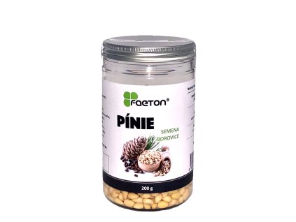 Piniové oříšky v dóze Faeton