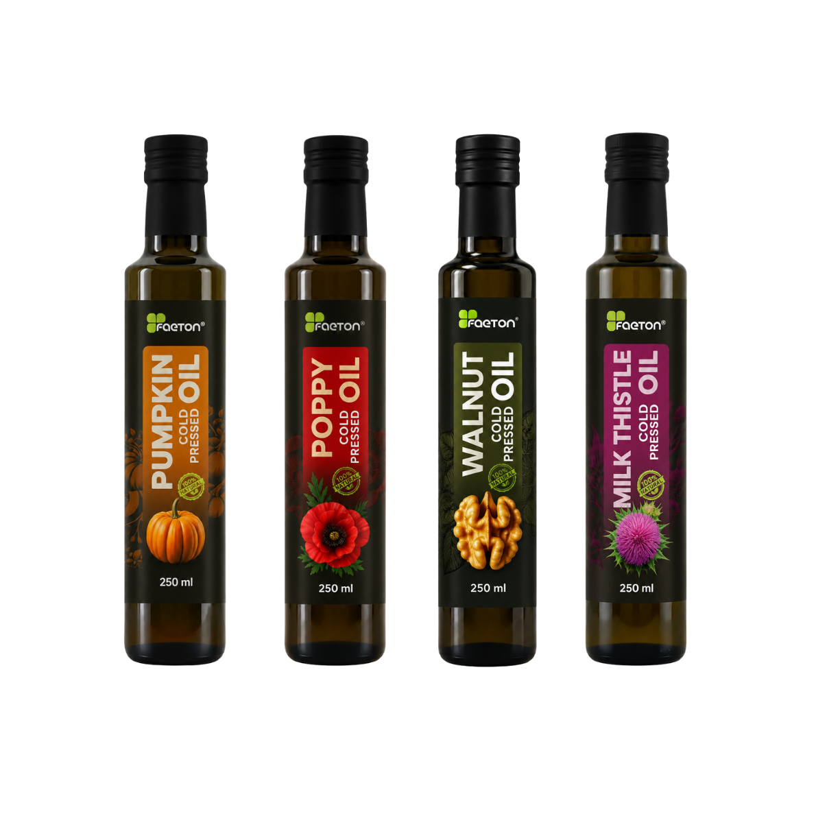Sada 4 RAW olejů - 4x250 ml