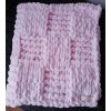 dětská deka pletená růžová