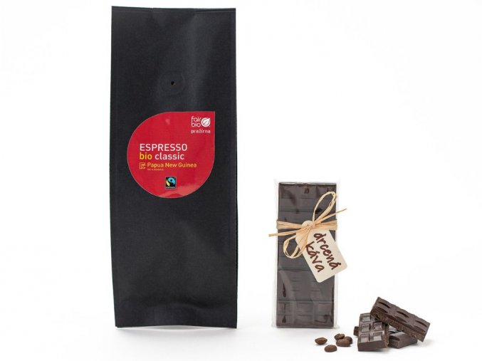 Espresso classic a kavova cokolada fair bio