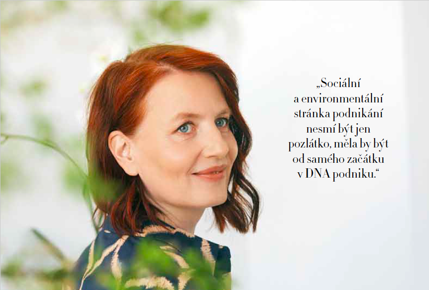 Markéta Vinkelhoferová v Harper's Bazaar: Co je dobrý život