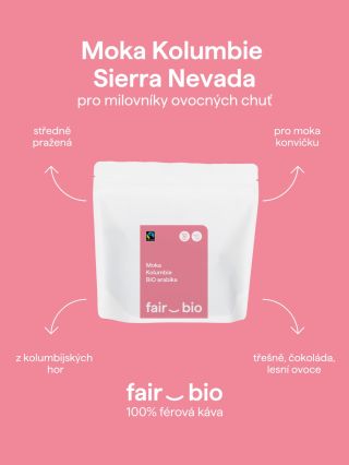 Není lepší víkendové ráno než káva vonící po třešních, čokoládě a lesním ovoci. ☕️ Moka Kolumbie Sierra Nevada je středně...