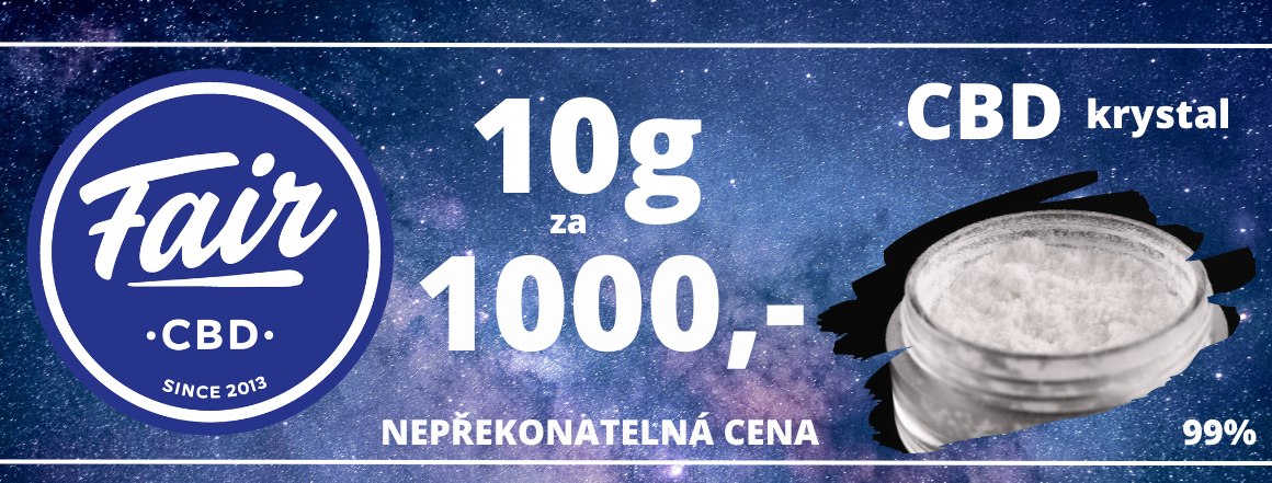 CBD krystal 10g za 1000,-