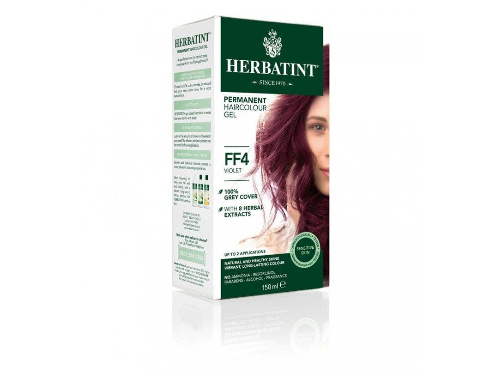 es739 herbatint permanentni barva na vlasy fialova ff4