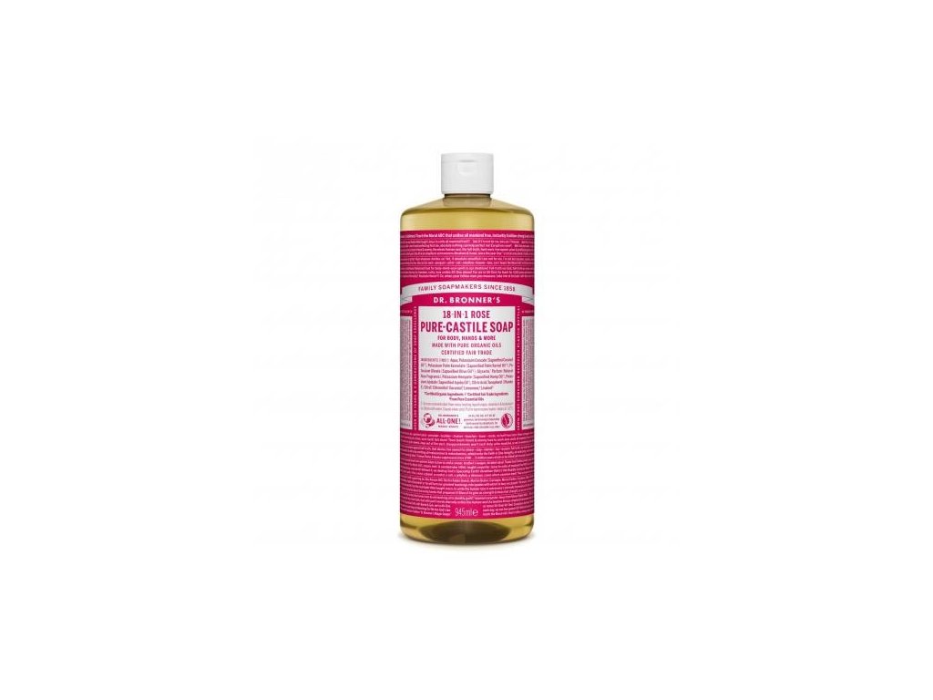 Tekuté universální mýdlo ALL-ONE!, Rose!  Dr. Bronner´s