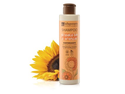 Šampon se slunečnicí a sladkým pomerančem BIO 200ml  laSaponaria
