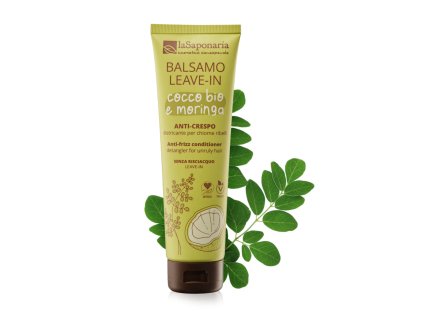 Bezoplachový kondicionér s moringou a lněným olejem BIO 150ml  laSaponaria