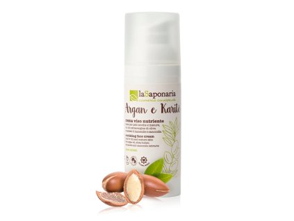 Vyživující krém pro suchou a zralou pleť s arganem BIO50 ml  laSaponaria