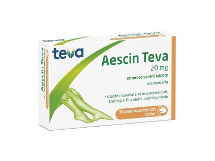 Aescin-Teva 20mg 30 tablet