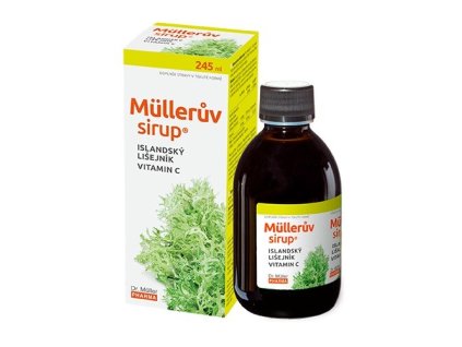 Müllerův sirup s islandským lišejníkem a vitaminem C 245 ml