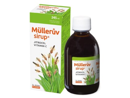 Müllerův sirup s jitrocelem a vitaminem C 245ml