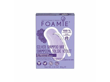 foamie tuhy sampon pro blond a odbarvene vlasy silver linings shampoo bar 80 g 14859742113632