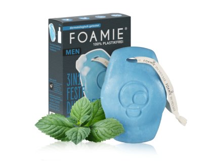 Tuhá pánská sprchová péče Seas The Day 3v1, 90g  Foamie