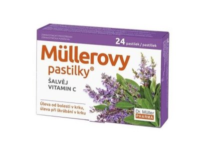 Mullerovy pastilky pastilky se šalvějí