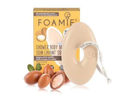 Tuhá sprchová péče Kiss me Argan 80g  Foamie