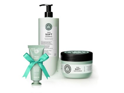 Sada True soft Hydratace: Šampon a Maska - Velké  MARIA NILA