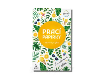 Prací papírky 5 Ks - Citronová zmrzlina  EcoHaus