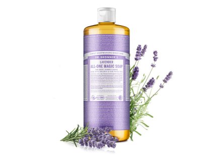 Tekuté universální mýdlo ALL-ONE!, Lavender  Dr. Bronner´s