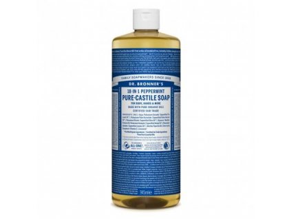 Dr. Bronner's Tekuté universální mýdlo ALL-ONE!, Peppermint