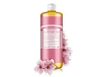 Tekuté universální mýdlo ALL-ONE!, Cherry Blossom  Dr. Bronner´s