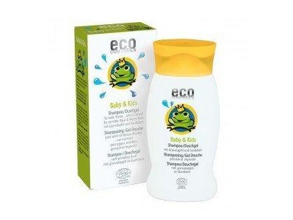 es1464 eco cosmetics baby detsky sampon a sprchovy gel v jednom bio 200 ml