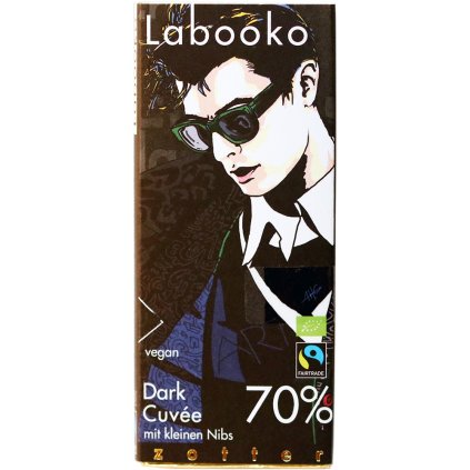 fairtrade bio horka cokolada zotter kousky boby 70%