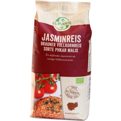 fair trade bio ryze jasminova hneda 500g