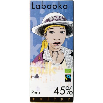 fairtrade bio mlecna cokolada zotter peru 45%