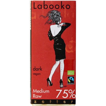 fairtrade bio horka cokolada zotter raw medium 75%