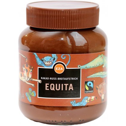 fairtrade oriskovy cokoladovy krem pomazanka bez lepku equita 400g