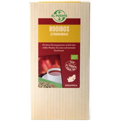 fair trade bio rooibos citronova trava sypany 120g