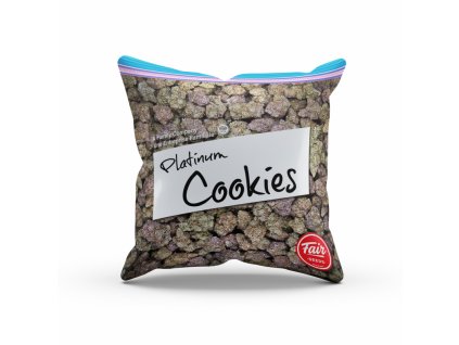 Polštář Fair Seeds Platinum Cookie 38 x 38 cm