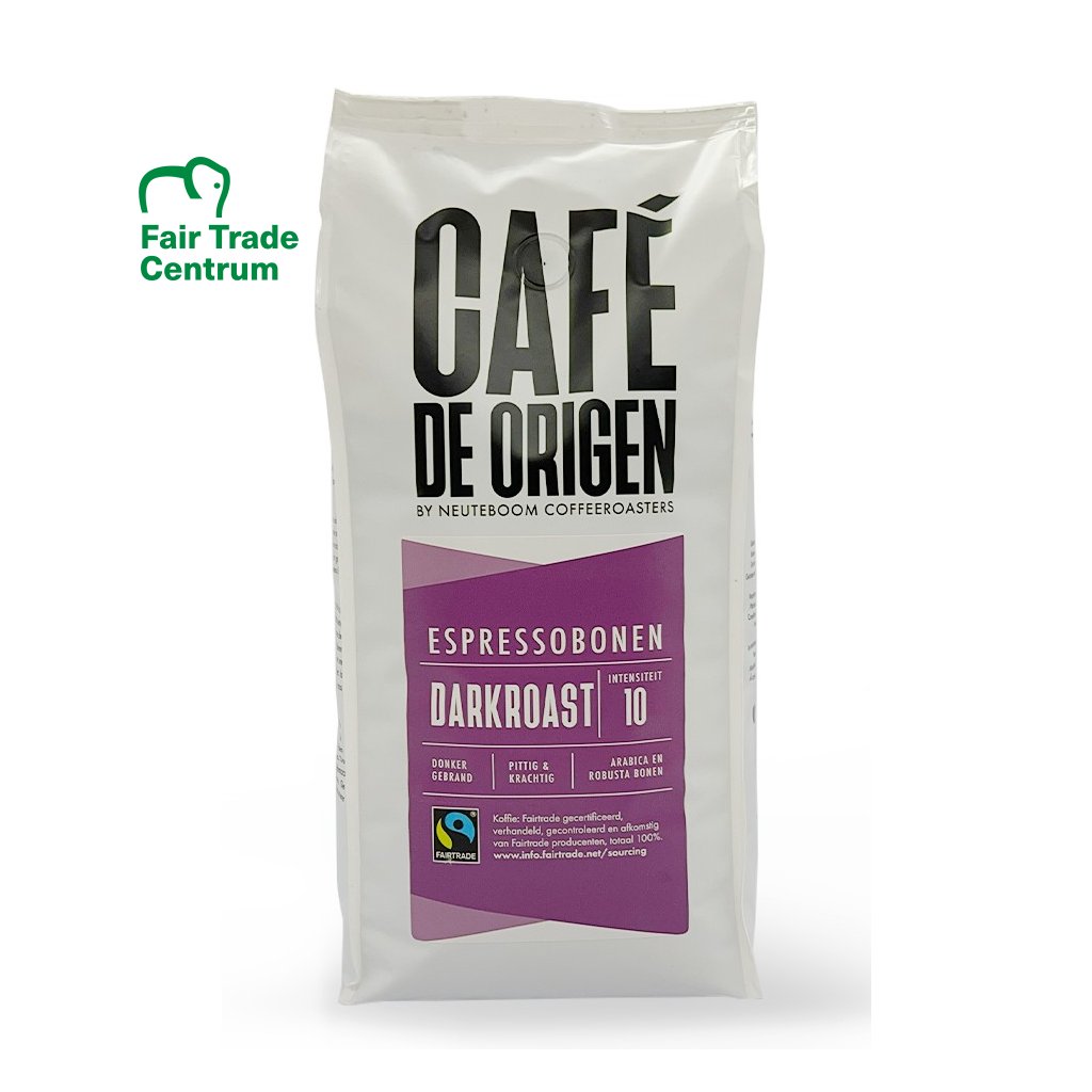 Fair trade bio zrnková káva Espresso de Origen, 1000 g
