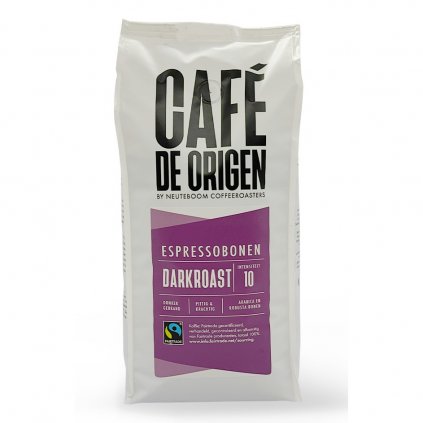 Fairtrade zrnková káva Espresso Café de Origen, 1 kg