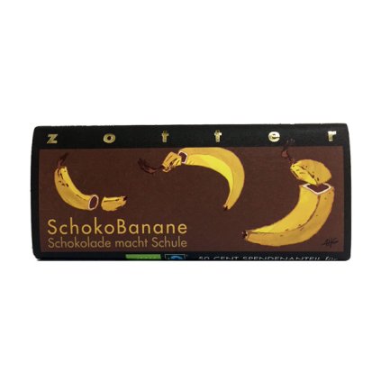 Bio Čokoládový banán (čokláda buduje školu)