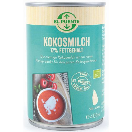 fair trade bio kokosove mleko