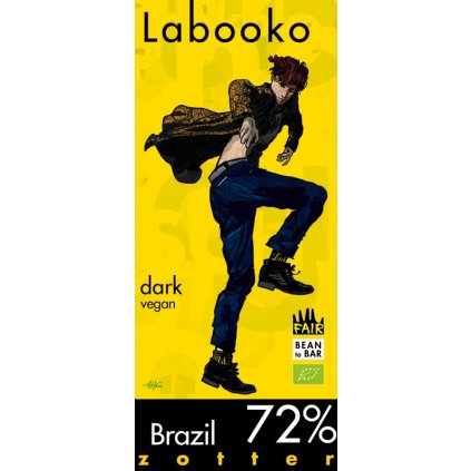 Fair Trade bio hořká čokoláda Zotter Brazil 72 %