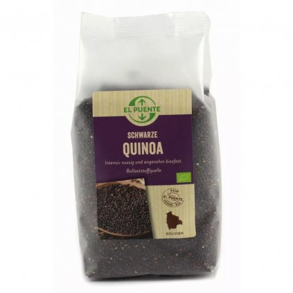 Fair trade bio černá quinoa z Bolívie, 300 g