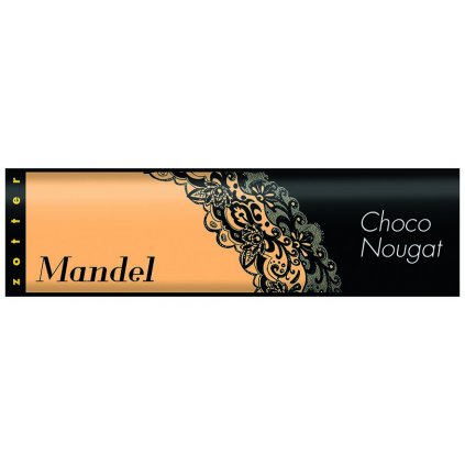 Fair Trade bio čokoládový nugát s mandlemi, 130 g