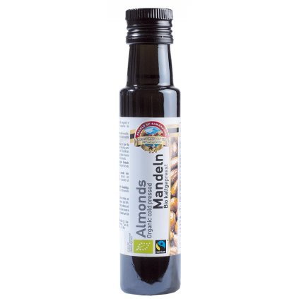 Fairtrade bio mandlový olej lisovaný za studena, 100 ml
