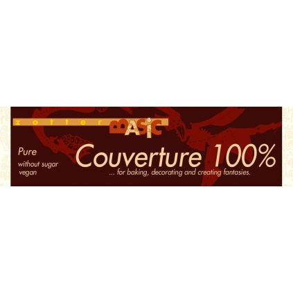 Fair Trade bio hořká couverture čokoláda Zotter 100 % kakaa, 120 g