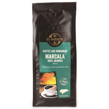 Fair Trade výběrová bio zrnková káva Marcala z Hondurasu, 250 g