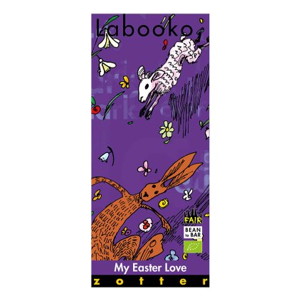 Fair Trade bio čokoláda Zotter Má velikonoční láska