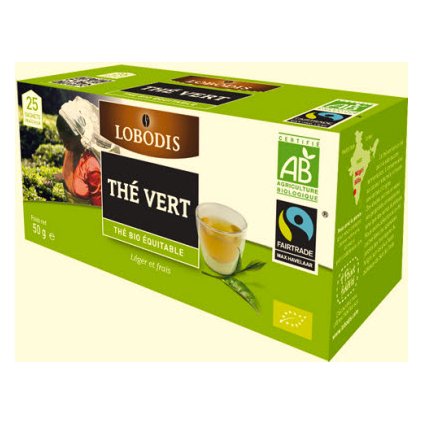 Bio indický zelený čaj, porcovaný 25x2 g