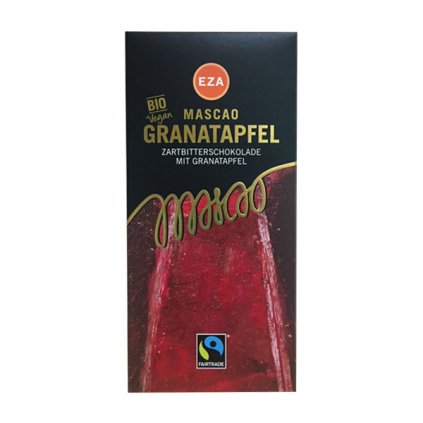 Bio hořká čokoláda s granátovým jablkem, 100 g