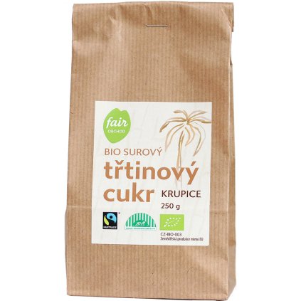 Bio třtinový cukr z Paraguaye, 250 g