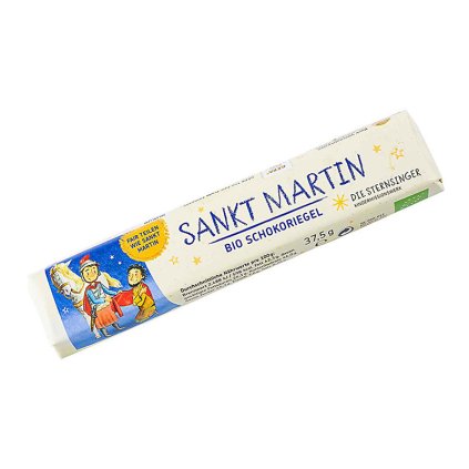Fair trade bio vánoční čokoládová tyčinka svatého Martina