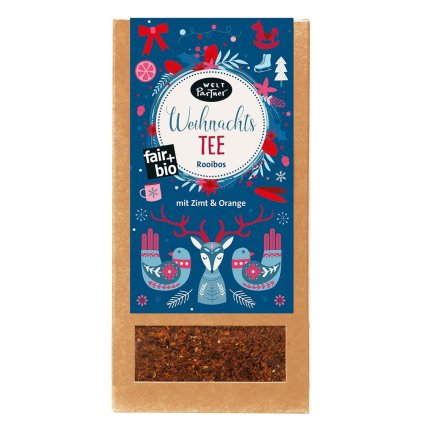 Fair trade bio rooibos vánoční se skořicí a pomerančem