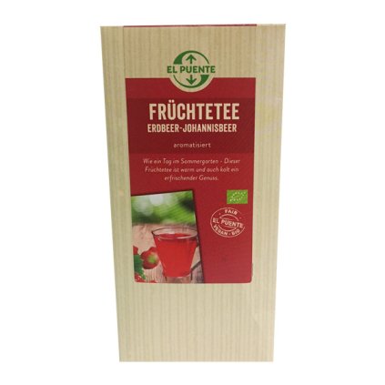 Bio sypaný jahodovo-rybízový čaj, 120 g
