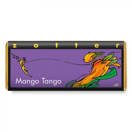 Fair trade bio hořká čokoláda Zotter Mango Tango
